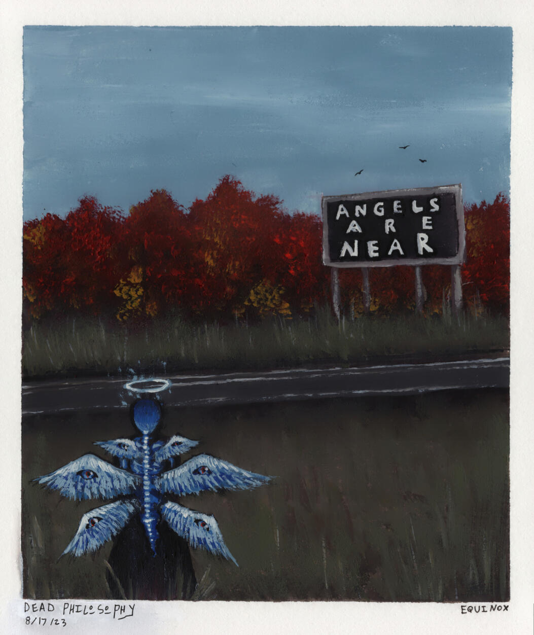 "Equinox" - gouache on paper