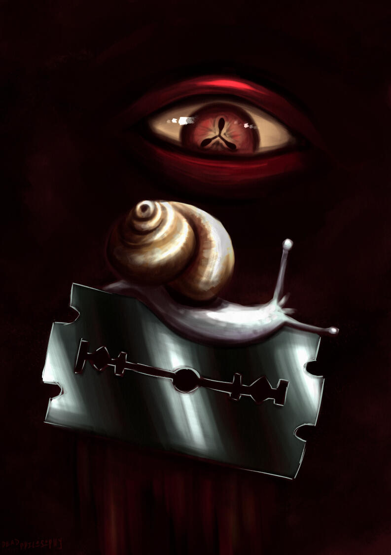 &quot;I am the snail on the edge of the razorblade.&quot; - digital