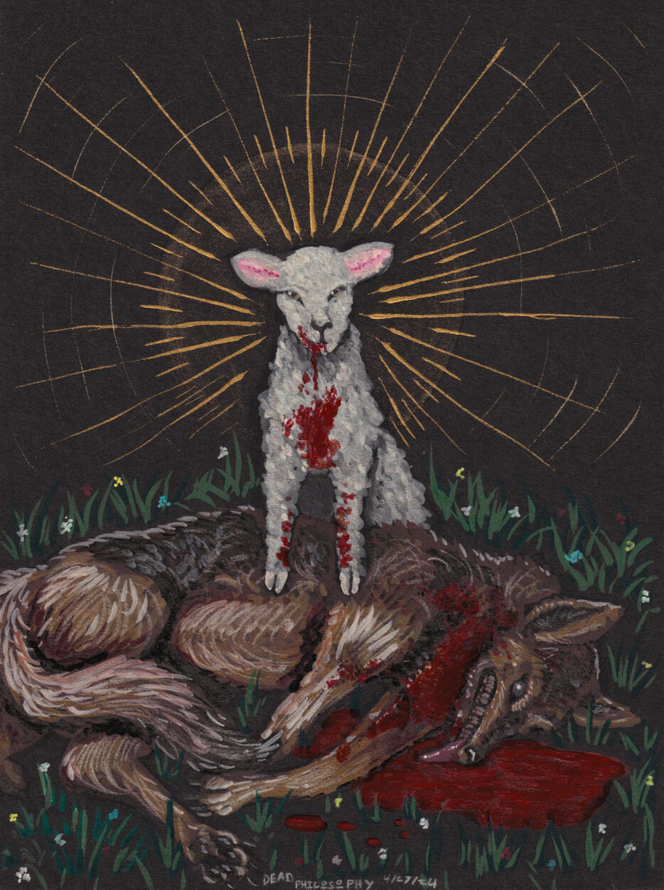 "Old Testament" - acrylic on paper